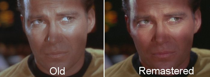 star trek remastered comparison